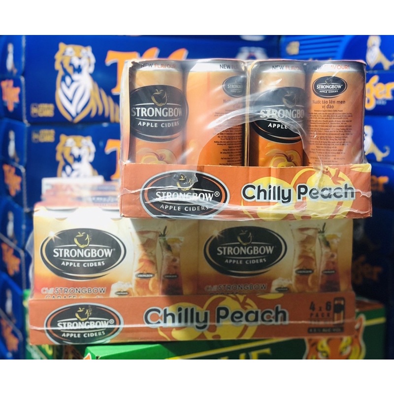 Strongbow vị dâu đen 24 lon/Thùng 330ml Chang's Food