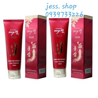 Sữa rửa mặt sâm đỏ my gold hàn quốc 130ml date 2021