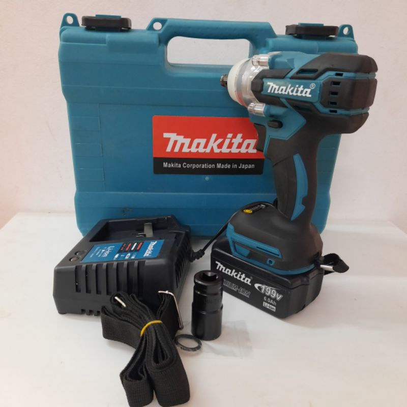 Máy siết bulong makita-199v không chổi than loại 1 pin