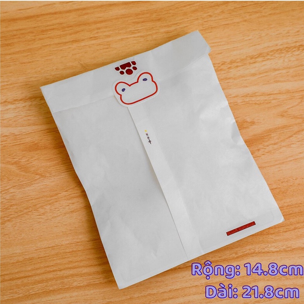 Túi giấy đựng quà mini cute mẫu 4, giấy gói hàng họa tiết cute