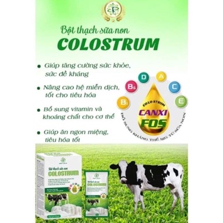 Chính Hãng Bột Thạch Sữa Non Colostrum Gói 50g