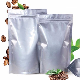 xấp 10 TÚI ZIP BẠC 2 MẶT, ZIP ĐÁY ĐỨNG 2 MẶT BẠC, BBĐG