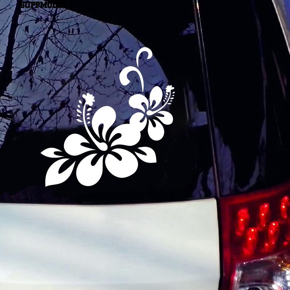 Decal dán trang trí hình hoa " thiên nhiên " cho xe hơi