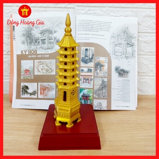 Tháp văn xương phong thủy 7 tầng, 9 tầng bằng đồng nguyên khối