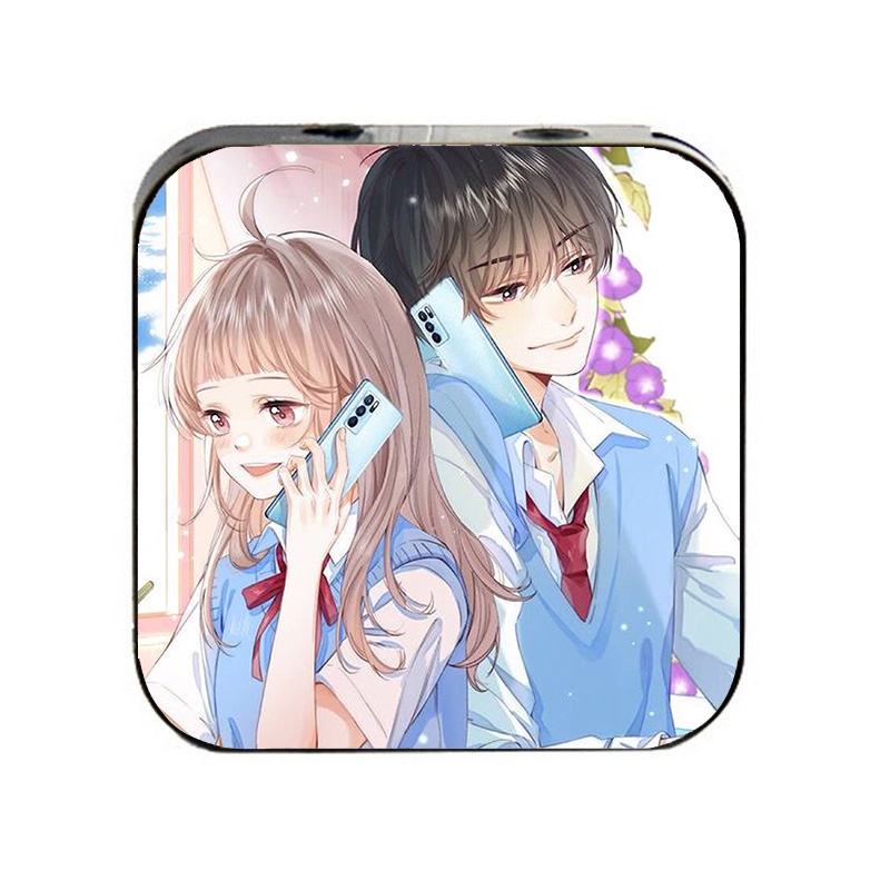 Máy nghe nhạc mp3 IN HÌNH VỤNG TRỘM KHÔNG THỂ GIẤU manhua anime chibi tặng kèm tai nghe có mic
