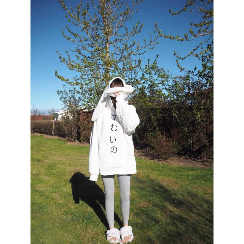 Áo hoodie tai thỏ