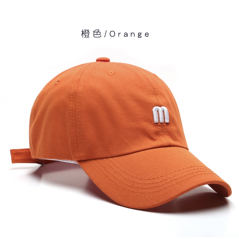 Mũ lưỡi trai thêu chữ M thời trang cá tính