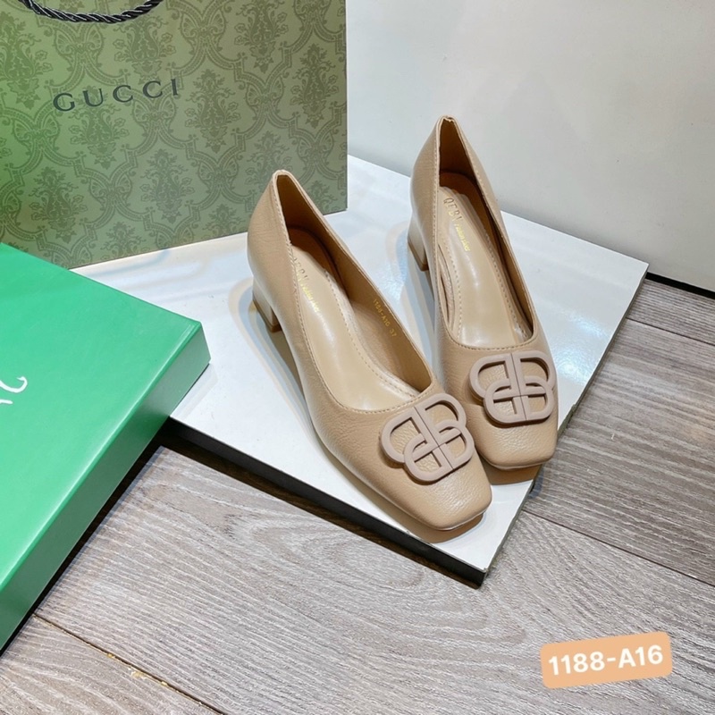 Cao gót khoá BB da thật mềm nhũn,dáng Basic cực kỳ dễ đi