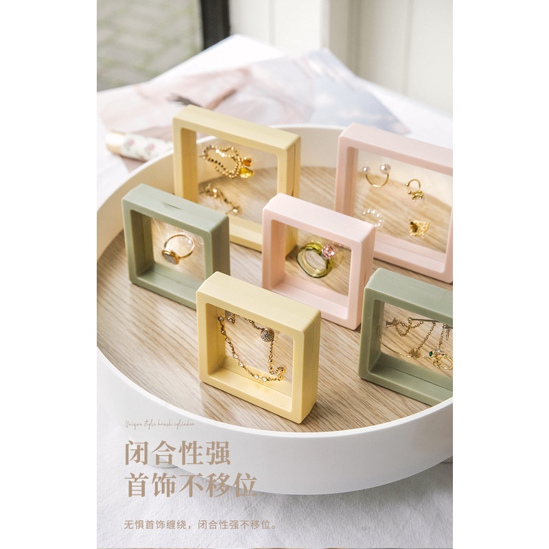 Hộp Nhựa PE Trong Suốt Nhiều Màu Đựng Trang Sức Tiện Dụng