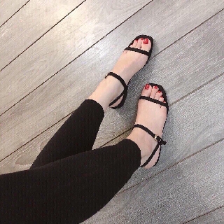 Sandal Da Lộn 2 Phân  Quai Cài Mẫu Mới (H38)
