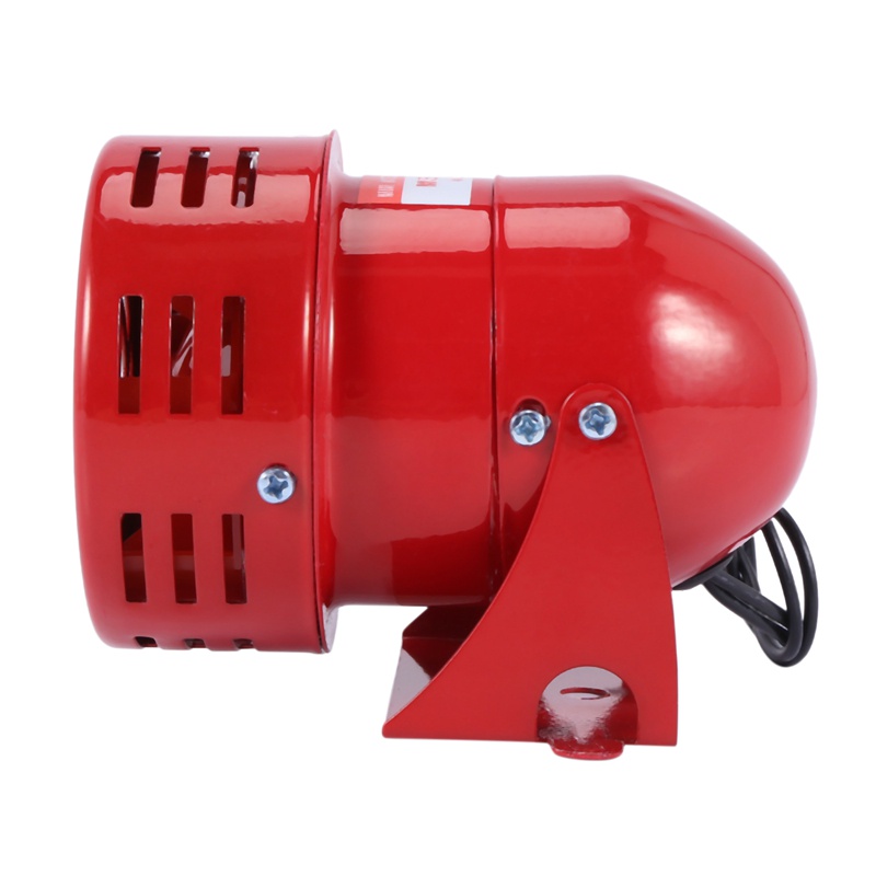 Ac 220V Động cơ kim loại màu đỏ Điều khiển không khí Raid Còi báo động