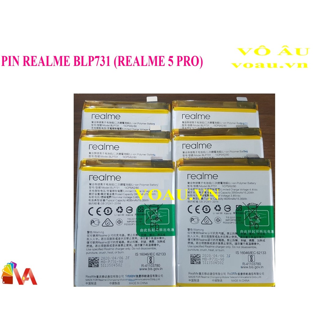 PIN REALME BLP731 (REALME 5 PRO)