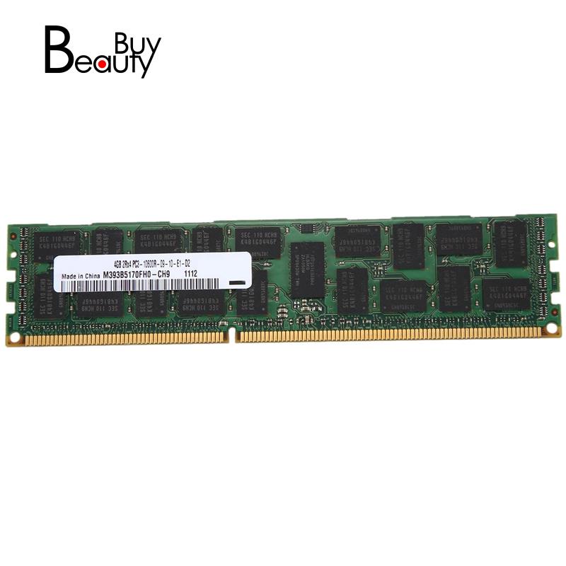 Bộ Nhớ Ram 4gb Ddr3 2rx4 Pc3-10600R 1333mhz 1.5v Reg Ecc 240-pin Cho Samsung M393B5170Fh0-Ch9