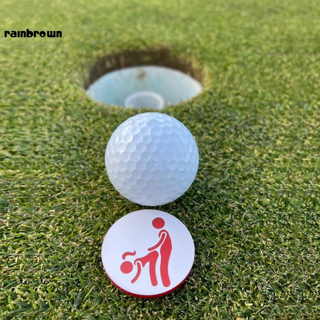 / Rb / Dụng Cụ Đánh Dấu Vị Trí Bóng Golf Bằng Gỗ Sáng Tạo Có Thể Tháo Rời Cho Hoạt