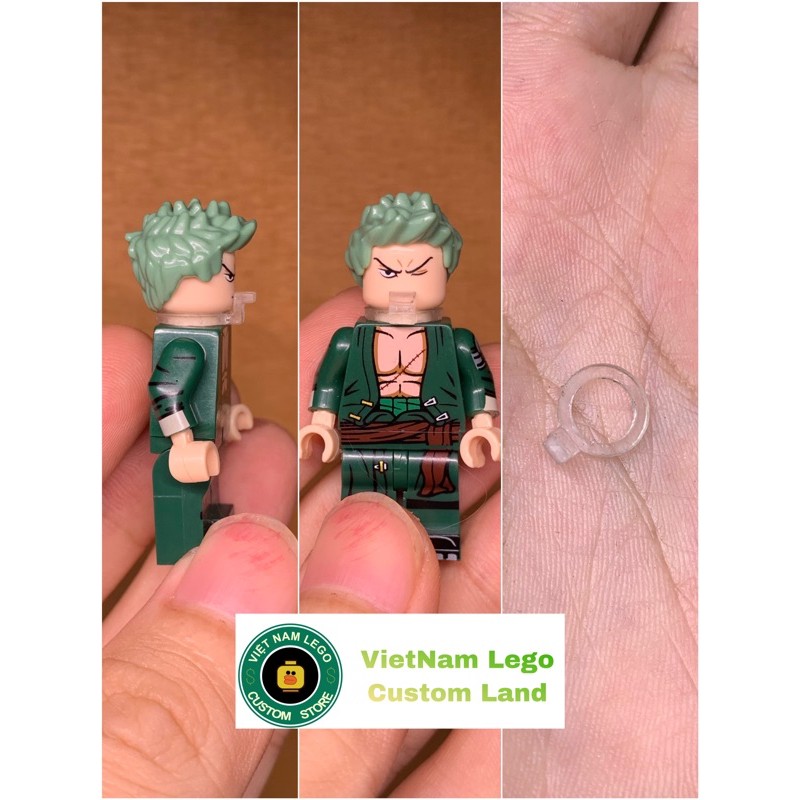 Phụ kiện lego one piece - hỗ trợ gắn kiếm lên miệng cho Zoro