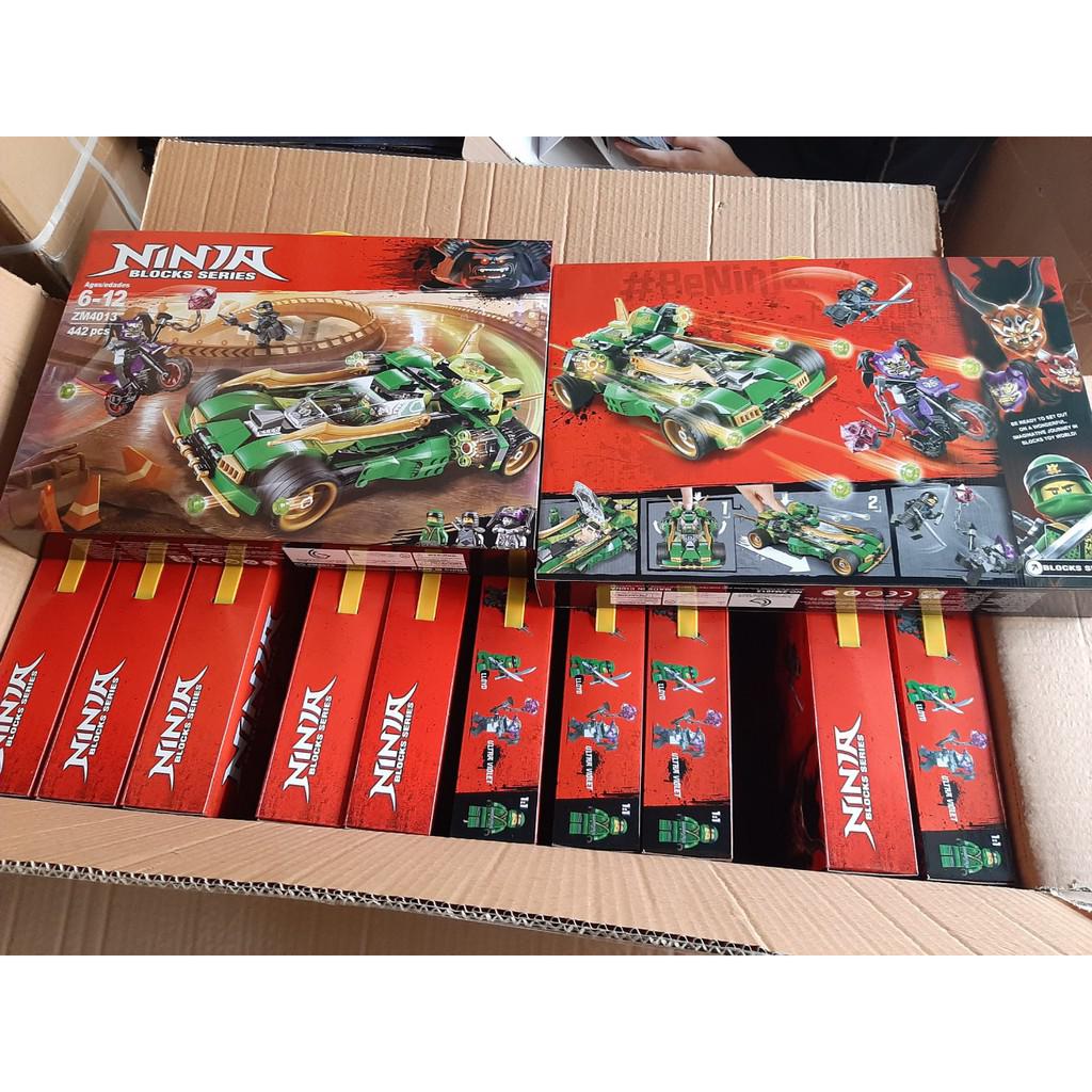 Bán   lắp ráp Lego Ninjago zimo 4013 Xe Đua Bóng Đêm Của Ninja