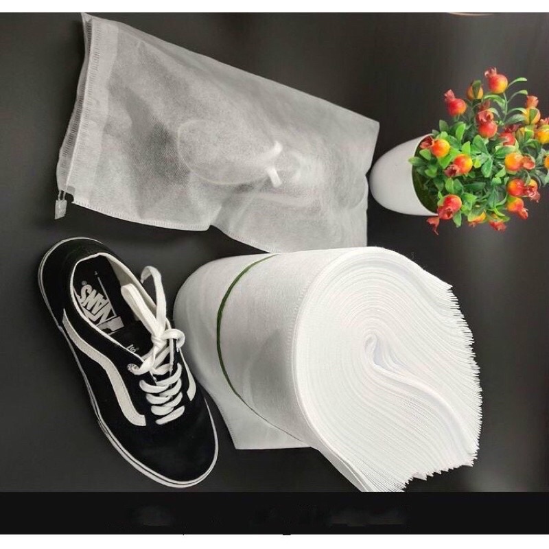 Túi vải loại to đựng giày dép,túi xách  đựng vừa 1 đôi giày