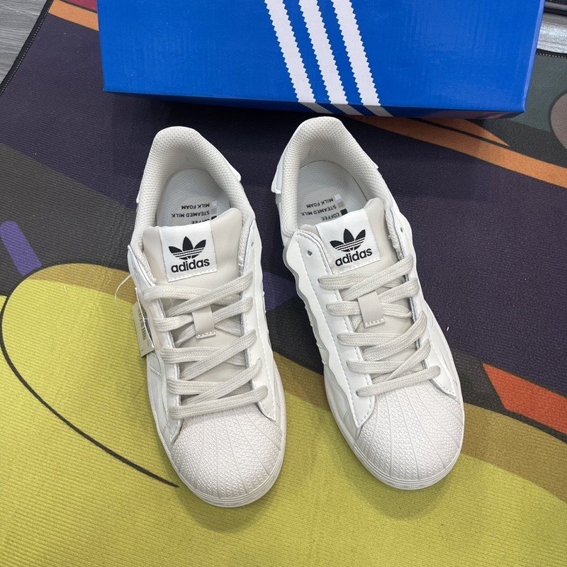 Giày Adidas Superstar Das Sò,Superstar Das Sò 2 Màu Hồng Kem,  Màu Kem Hot Trend 2022