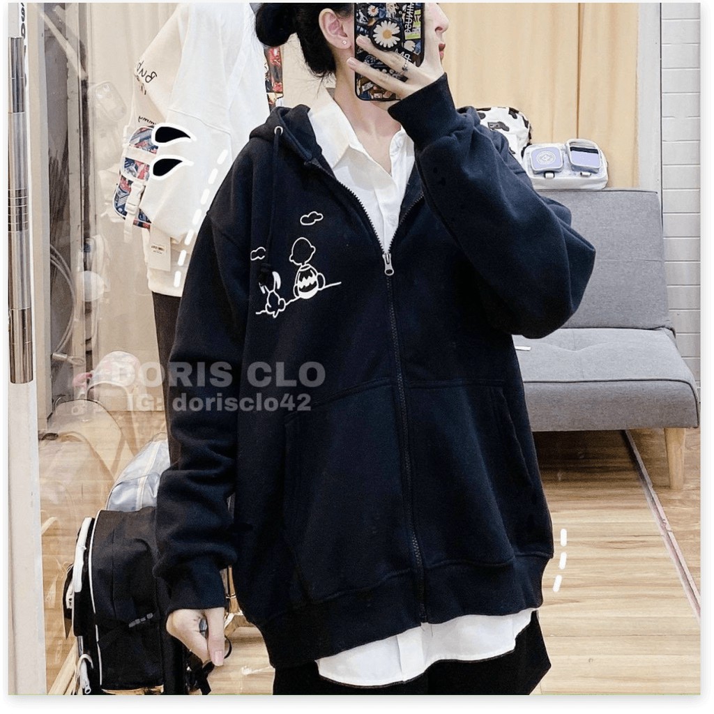 ÁO KHOÁC NỮ PHONG CÁCH HOODIE CÓ DÂY KÉO CHẤT LIỆU CAO CẤP GIÁ RẺ BẤT NGỜ