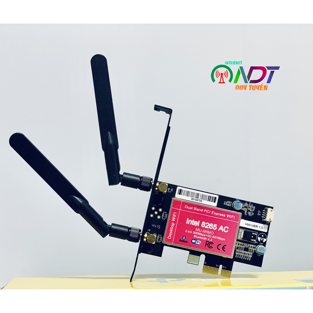 ✅ Card mạng không dây PCI-E  WiFi6   Intel AX200 / 9260AC / 8265AC / 8260AC /7265AC / 3160AC