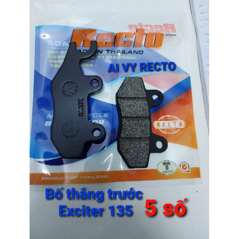 Bố thắng trước Exciter 135,( 5 số ) Recto thái lan