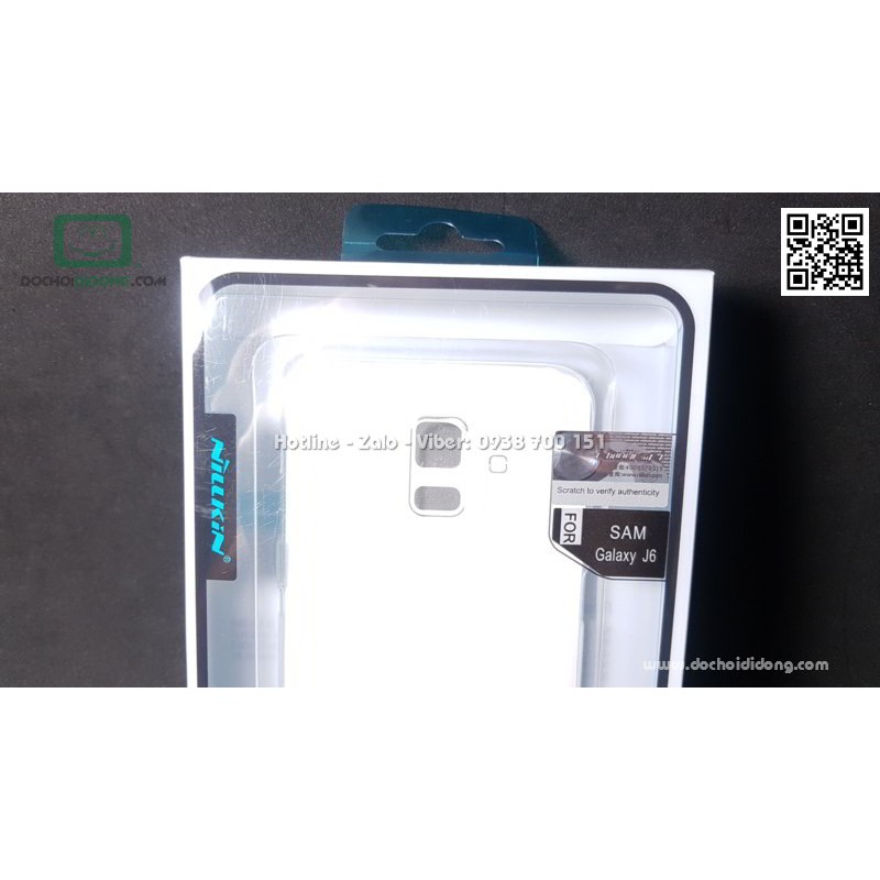Ốp Lưng Samsung J6 Nillkin Dẻo Trong