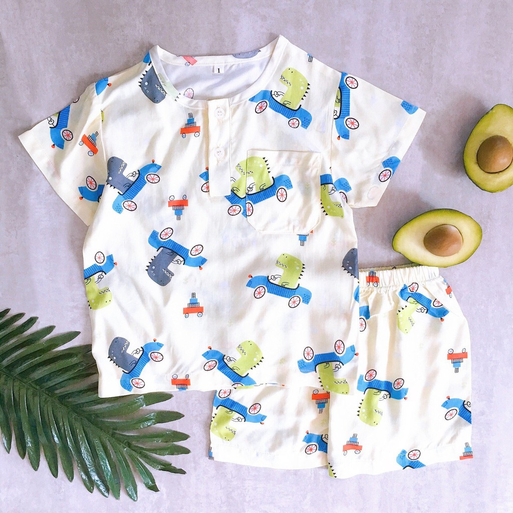 Đồ bộ trẻ em BICOKIDS chất lanh lụa cao cấp cho bé từ 2 đến 8 tuổi
