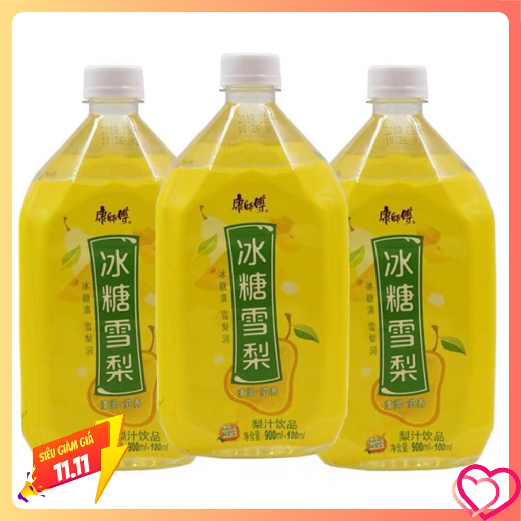 [ Sẵn ] COMBO 3 Nước ÉP LÊ (1 chai = 1 lit  ) .