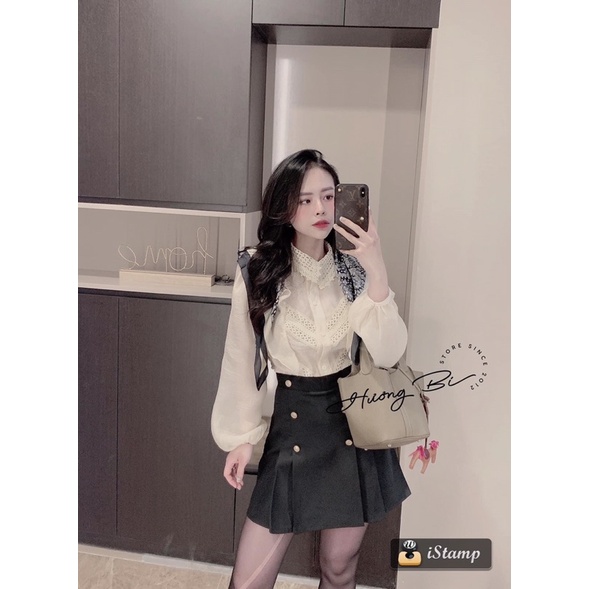 Áo Sơ Mi Phối Ren