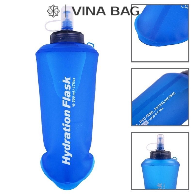 Bình nước dẻo bằng nhựa mềm HYDRATION FLASK 500ml