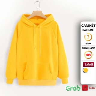 Áo HOODIE KSM Nam Nữ Trơn Vải Nỉ Phom Rộng UNISEX từ 45kg - 90kg HD904