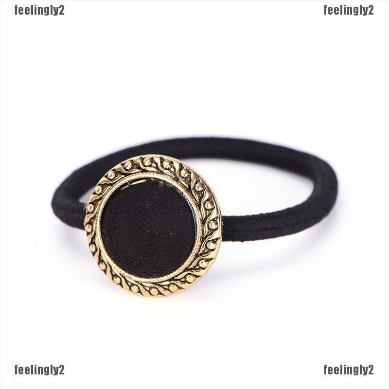 ❤Mặt Trời❤ Dây Cột Tóc Phong Cách vintage Đáng Yêu