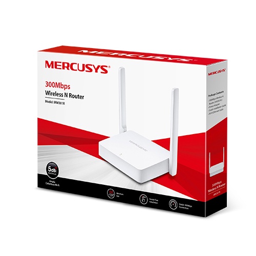 Bộ phát Wifi không dây Mercusys MW301R - Hàng chính hãng