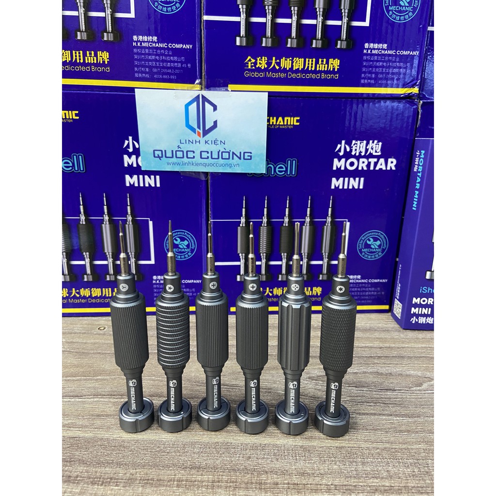 Vít Mortar Mini iShell Mechanic đủ mã 0.6/0.8/1.2/1.5/2.5/T2