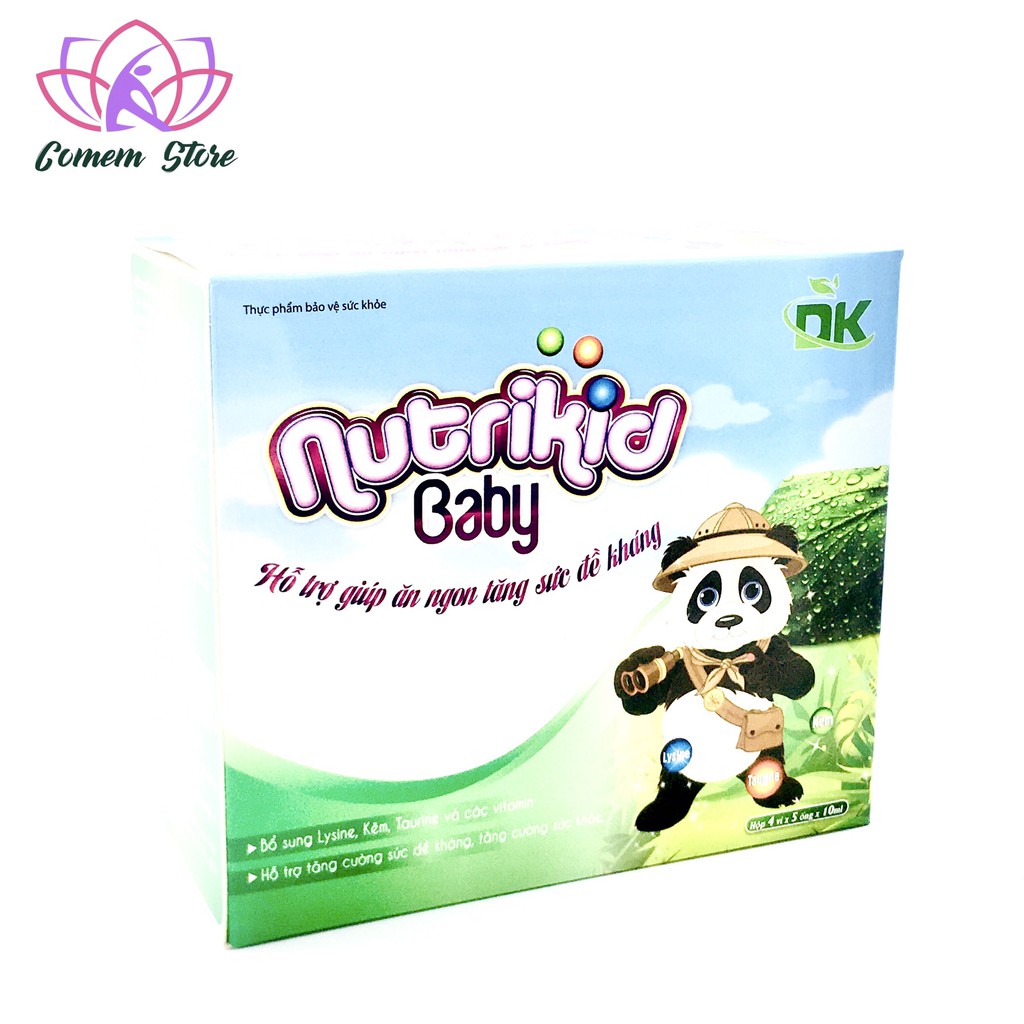 Nutrikid Baby hỗ trợ giúp ăn ngon tăng sức đề kháng