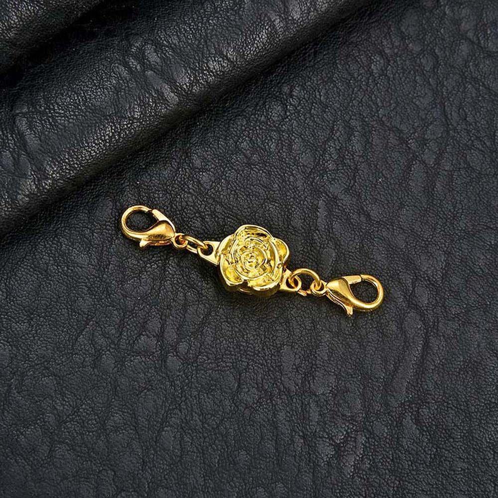 Khóa Lọ Hoa Hồng Tháo Rời Được|Vòng cổ Chuỗi Xích Thay Thế Hình Bông Hoa