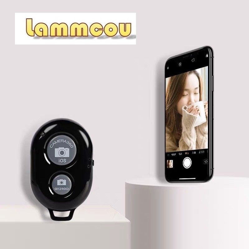 Lammcou Bluetooth Wireless Shutter Camera Phone Monopod Selfie Stick Self Timer Remote Control