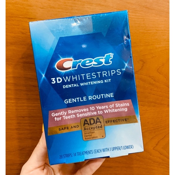 [Hàng trả order, không có dư] Miếng dán trắng răng Crest 3D