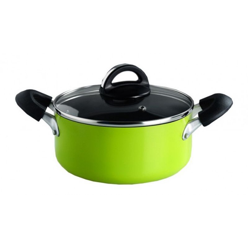 NỒI NHÔM CHỐNG DÍNH E - COOK DECO SIZE 22CM ( MODEL : LED 2222 )