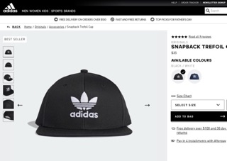 Snapback đen logo thêu