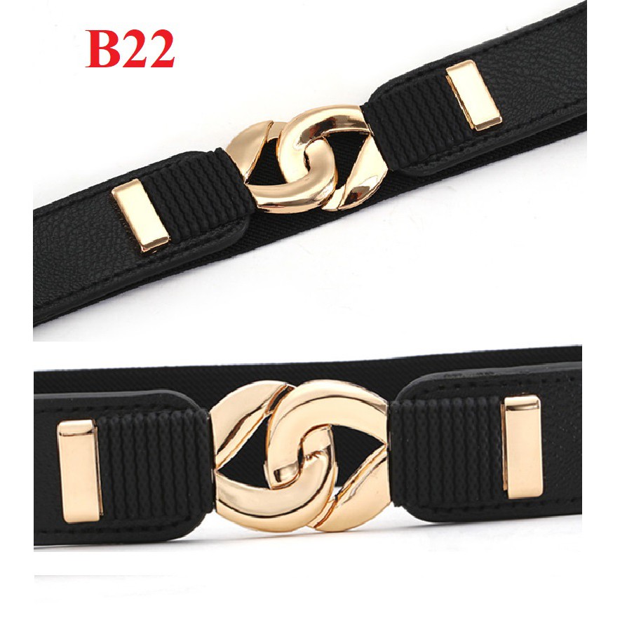 Đai váy khóa gài trước 3cm nhiều mẫu