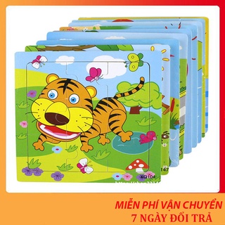 [Rẻ vô địch] Tranh ghép gỗ 9/12/16/20 mảnh nhiều mẫu đa dạng cho bé loại đẹp (giao mẫu không trùng nhau)
