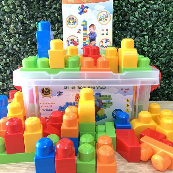 Xếp Hình Thông Minh Có Hộp Đựng Kèm Chữ Cái Tiện Lợi Hàng Việt Nam Chính Hãng