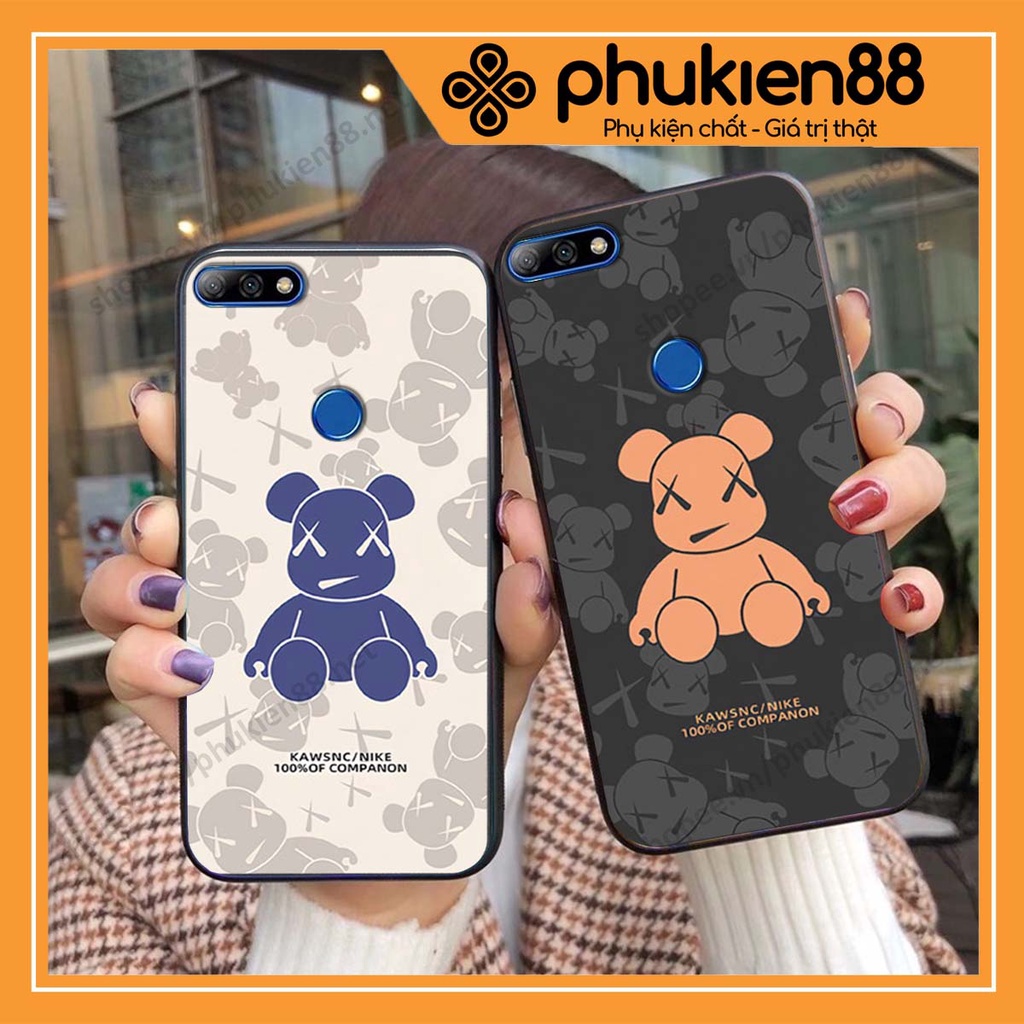 Ốp lưng Huawei Y9 2019 / Y9 Prime 2019 hình Robot Bear, Kawsnc bảo vệ điện thoại