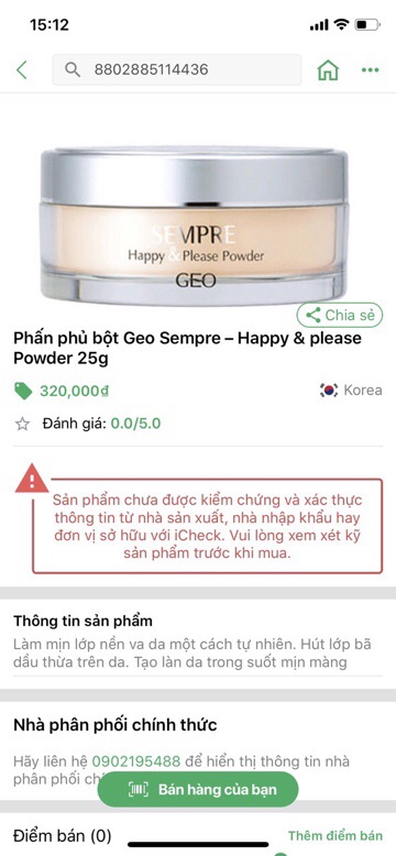 PHẤN PHỦ BỘT GEO SEMPRE HAPPY & PLEASE POWDER 25g - siêu mịn, kiềm dầu - HKBEAUTY.VN | BigBuy360 - bigbuy360.vn