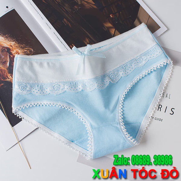 SỈ ZALO RẺ HƠN NHIỀU_ Quần Lót Nơ Viền Ren Cực Đẹp