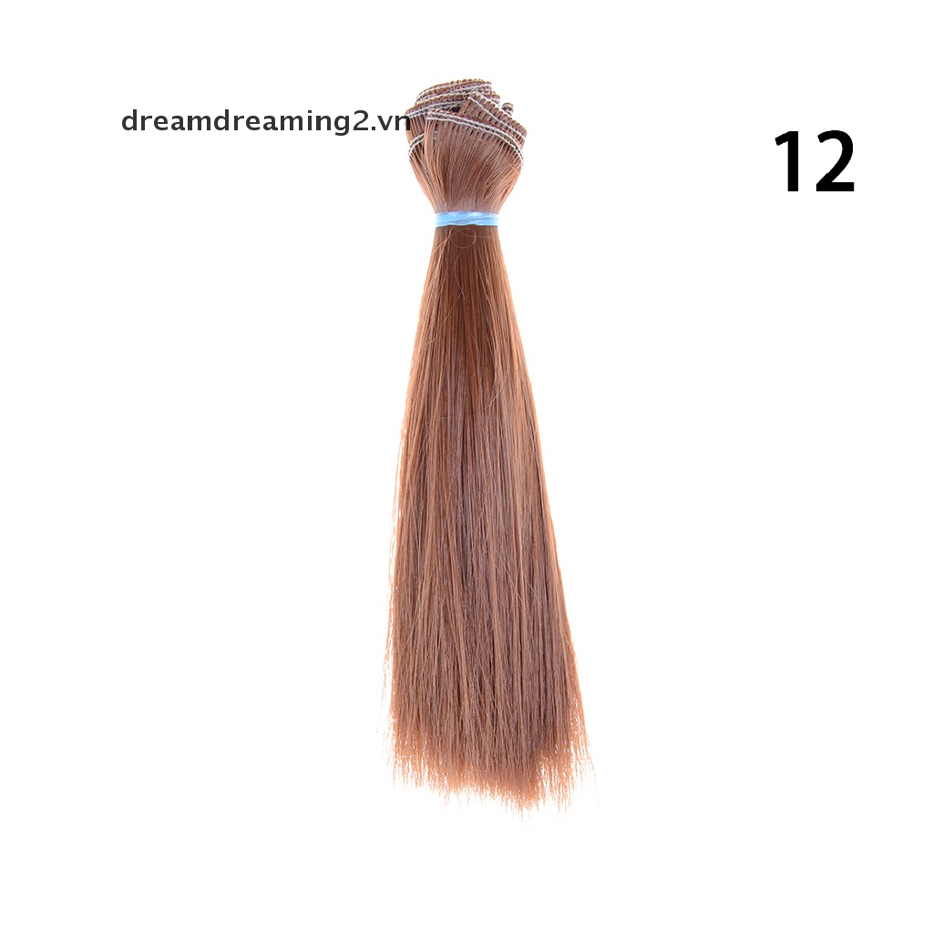 Tóc giả nhiều màu sắc cho búp bê 15cm 1 / 3 / 1 / 4 1 / 6