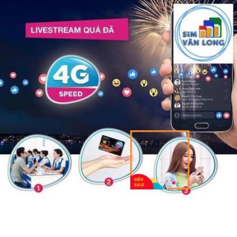 Sim 4G Vina D500 5Gb/tháng, miễn phí 1 năm ko cần nạp tiền