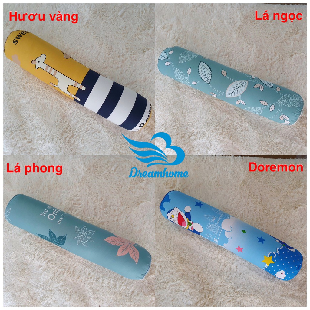 Vỏ gối ôm 100% Cotton cao cấp có khóa kéo 30x95 cm | BigBuy360 - bigbuy360.vn