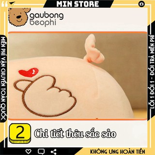 [Hàng Loại 1] Bộ chăn gối hình heo đờ đẫn, heo phê cần đồ chơi trẻ em shop gấu bông béo phì .